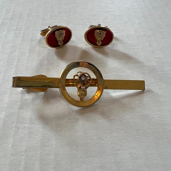ELKS Accessories Bpoe Elks Ruby Cuff Links And Tie Clip Poshmark
